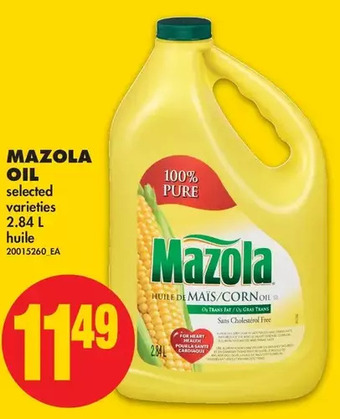 No Frills Mazola oil offer