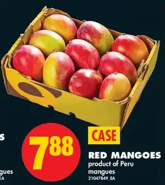 No Frills Red mangoes offer