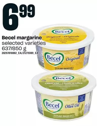 Loblaws Becel margarine offer