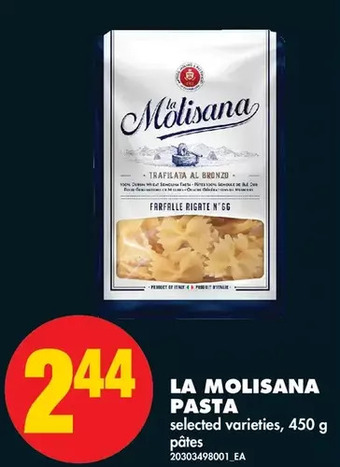 No Frills La molisana pasta offer