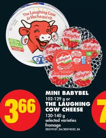 No Frills Mini babybel or the laughing cow cheese offer