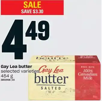 Loblaws Gay lea butter offer