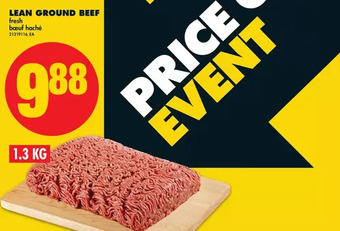 No Frills Lean ground beef offer