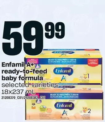 Loblaws Enfamil a+ ready-to-feed baby formula offer