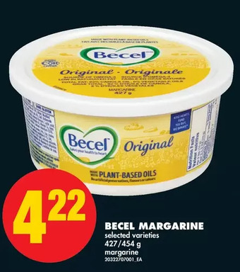 No Frills Becel margarine offer