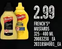 Loblaws French's mustards offer