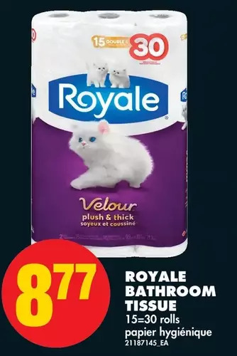 No Frills Royale bathroom tissue offer