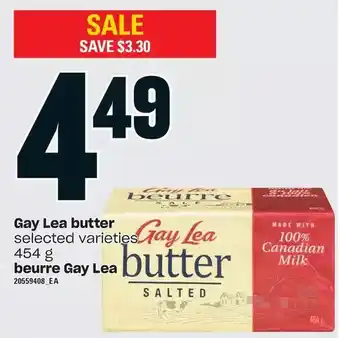 Independent Grocer Gay lea butter offer