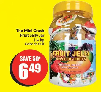 FreshCo The mini crush fruit jelly jar offer