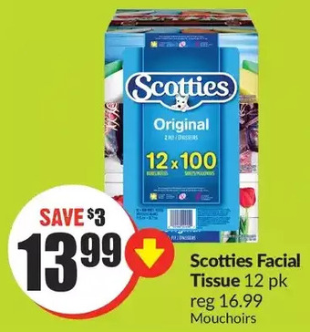 FreshCo Scotties facial tissue offer