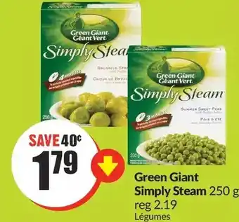 FreshCo Green giant simply steam offer