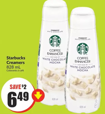 FreshCo Starbucks creamers offer