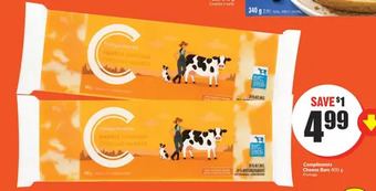 FreshCo Compliments cheese bars offer