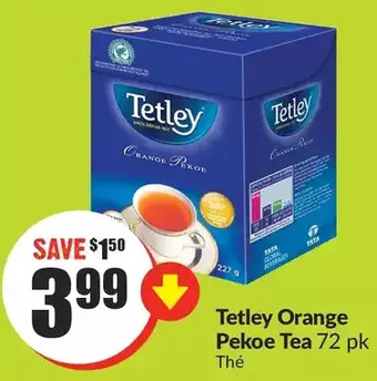 FreshCo Tetley orange pekoe tea offer