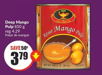 FreshCo Deep mango pulp offer