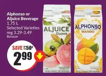 FreshCo Alphonse or aljuice beverage offer