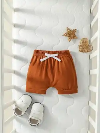 SheIn Baby bow front shorts offer