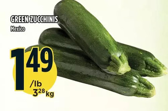 Marché Adonis Green zucchinis offer