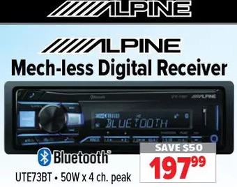 2001 Audio Video Alpine mech-less digital receiver offer