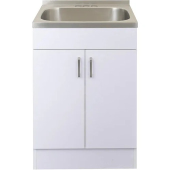 Home Hardware Laundry cabinet with stainless steel sink offer