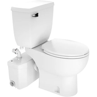 Home Hardware 4.8 l saniplus round toilet with pump - 16.75'' accessible height offer
