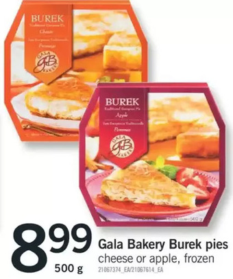 Fortinos Gala bakery burek pies offer