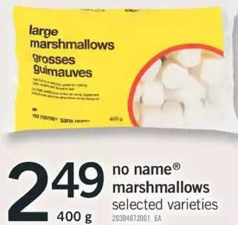 Fortinos No name marshmallows offer