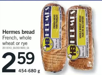 Fortinos Hermes bread offer