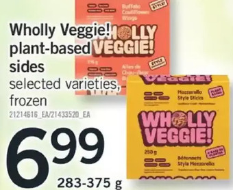 Fortinos Wholly veggie! plant-based sides offer
