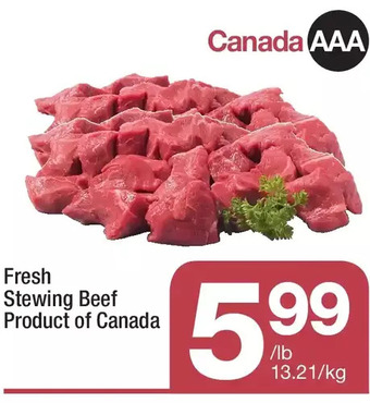 Highland Farms Fresh stewing beef offer