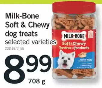 Fortinos Milk-bone soft & chewy dog treats offer