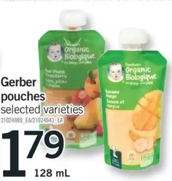 Fortinos Gerber pouches offer