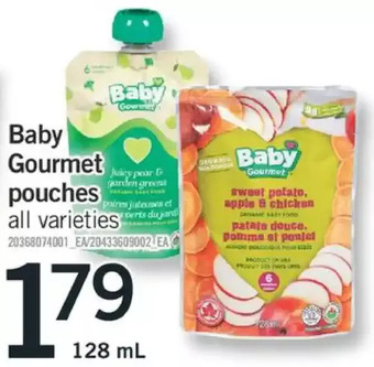 Fortinos Baby gourmet pouches offer