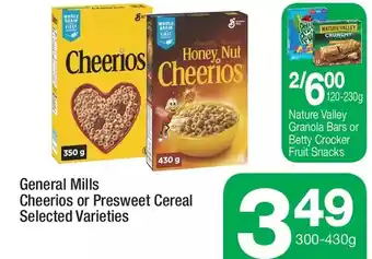 Highland Farms General mills cheerios or presweet cereal offer