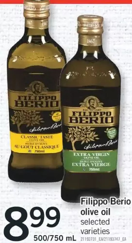 Fortinos Filippo berio olive oil offer