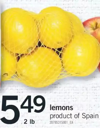 Fortinos Lemons offer
