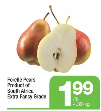 Highland Farms Forelle pears offer