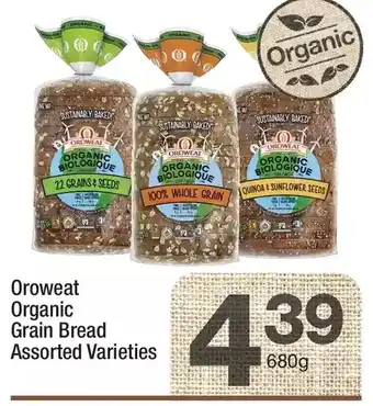 Highland Farms Orweat organic grain bread offer