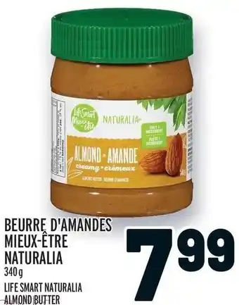 Metro Life Smart Naturalia Almond Butter 340g offer
