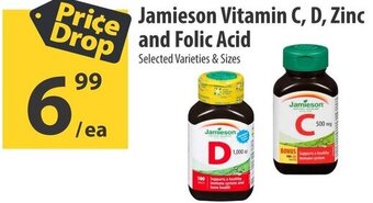 Co-op Jamieson Vitamin C,D, Zinc and Folic Acid offer