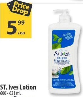 Co-op St. Ives Lotion 600-621 mL offer