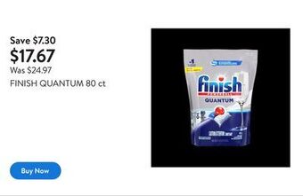 Walmart Finish quantum 80 ct offer