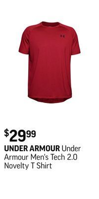 Sport Chek Under armour men's tech 2.0 novelty t shirt offer