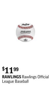 Sport Chek Rawlings official league baseball offer