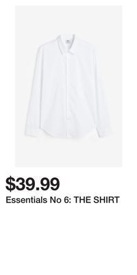H&M Essentials no 6: the shirt offer