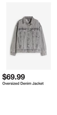 H&M Oversized denim jacket offer