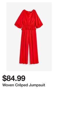 H&M Woven crêped jumpsuit offer