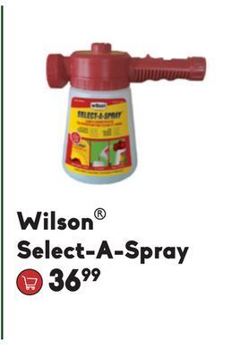Sheridan Nurseries Wilson® select-a-spray offer