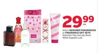 Rexall Select designer fragrances or fragrance gift sets offer