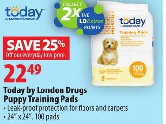 London Drugs Today by london drugs puppy training pads offer